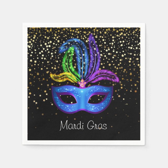 Mardi Gras Paper Napkins (Front)