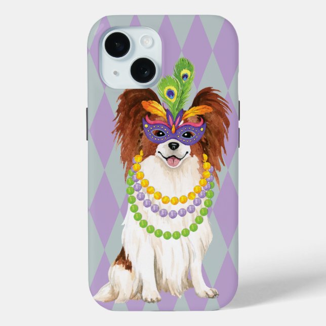 Mardi Gras Papillon Case-Mate iPhone Case (Back)