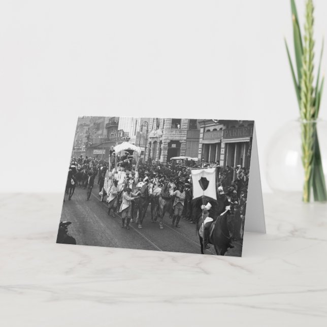Mardi Gras Parade, 1906 Card (Front)