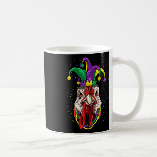 Mardi Gras Party Carnival Jester Chicken Lover Far Coffee Mug