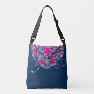 Mardi Gras Party Crossbody Tote (Medium)