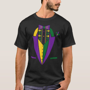 Mardi Gras Party Fun Tuxedo New Orleans Festival T-Shirt