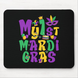 Mardi Gras Party My First Mardi Gras Outfit For Bo Mouse Mat