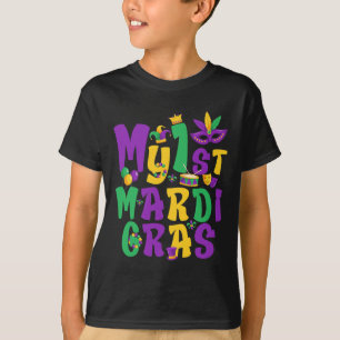 Mardi Gras Party My First Mardi Gras Outfit For Bo T-Shirt