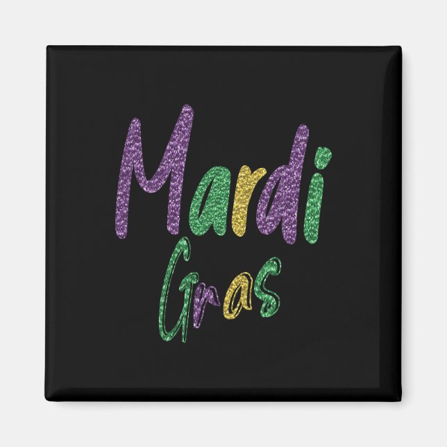 Mardi Gras Party Shirt  Magnet (Front)