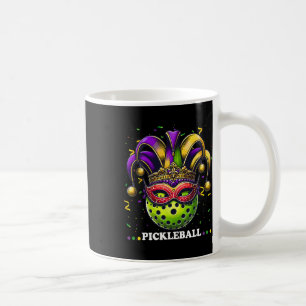 Mardi Gras Picklebyll Mardi Gras Jester Hat Pickle Coffee Mug