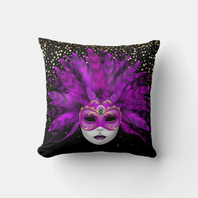 Mardi Gras Pillow (Front)