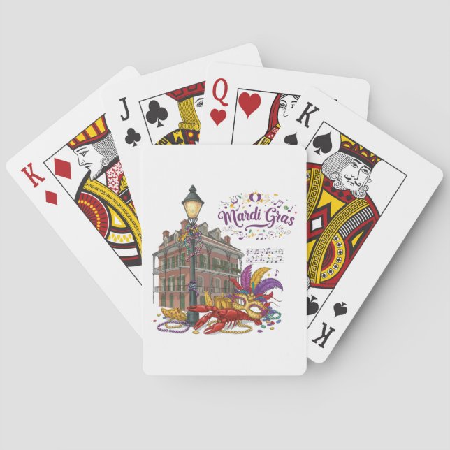 Mardi Gras Playing Cards (Back)