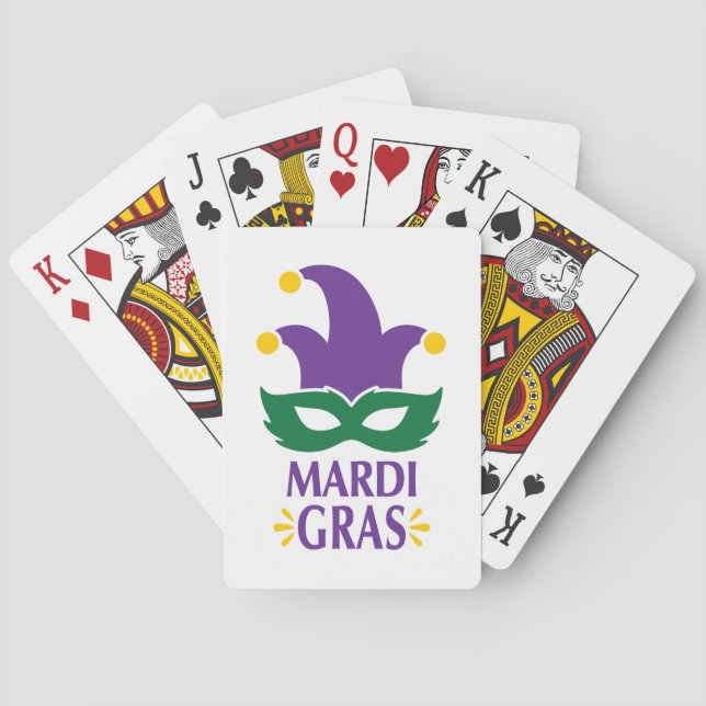 Mardi Gras Playing Cards (Back)