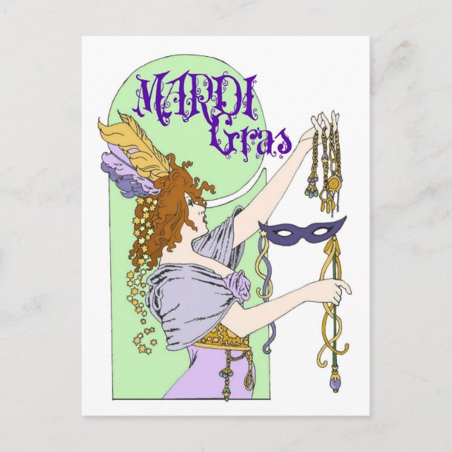 Mardi Gras Postcard (Front)