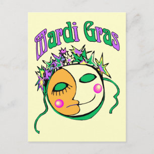 Mardi Gras Postcard