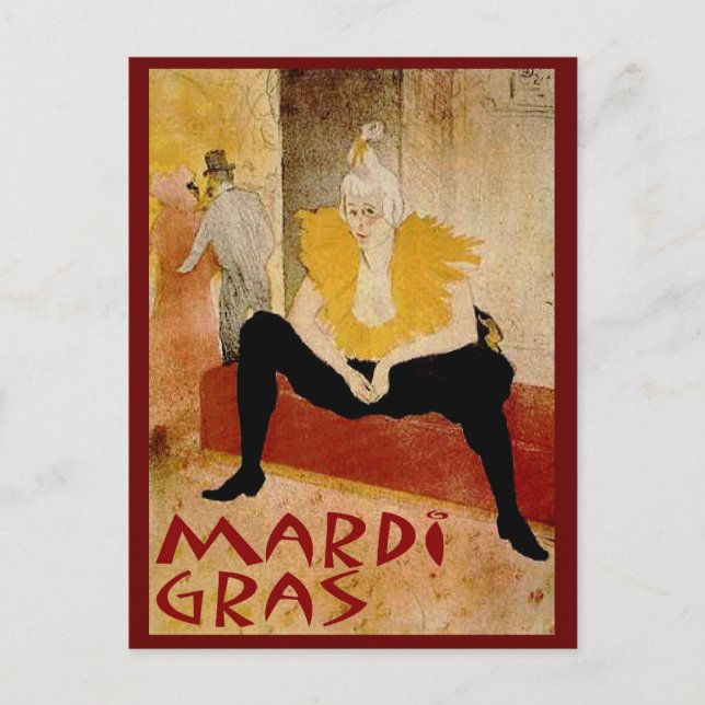 Mardi Gras Postcard (Front)