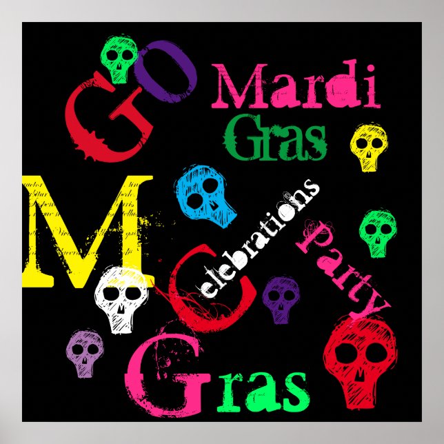 MARDI GRAS POSTER (Front)