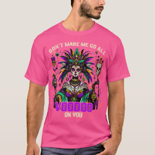 Mardi Gras Priestess Women New Orleans Witch Docto T-Shirt