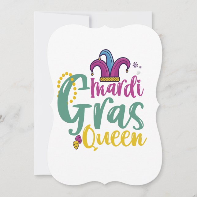 Mardi Gras Princess Funny Mardi Gras Carnival (Front)