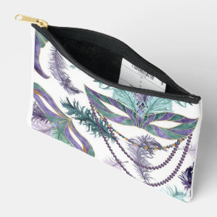 Mardi-Gras Print Cosmetic Bag
