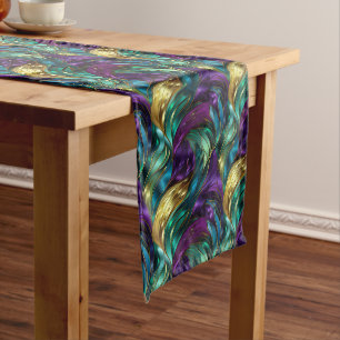 Mardi Gras Print Long Table Runner