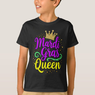 Mardi Gras Queen For Girls And Women T-Shirt