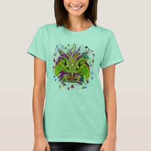 Mardi Gras Queen Light View Notes Plse T-Shirt