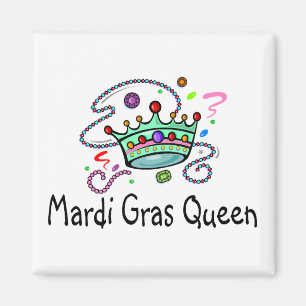 Mardi Gras Queen Magnet
