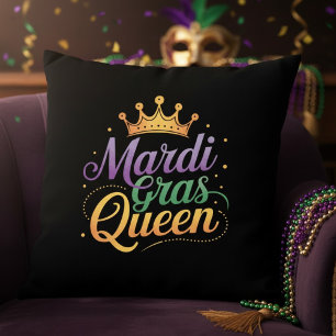 Mardi Gras Queen Parade Costume Party  Cushion