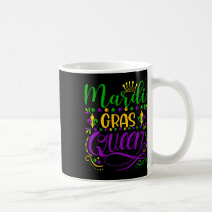 Mardi Gras Queen Parade Costume Party Women Mardi Coffee Mug