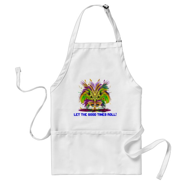 Mardi Gras  Queen View Notes Please Standard Apron (Front)