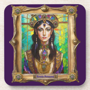 Mardi Gras Realm Portraits - The Creole Princess Coaster