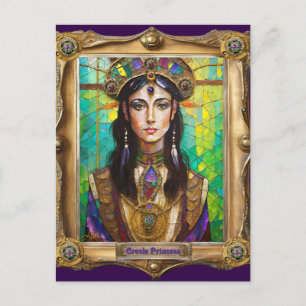Mardi Gras Realm Portraits - The Creole Princess Postcard