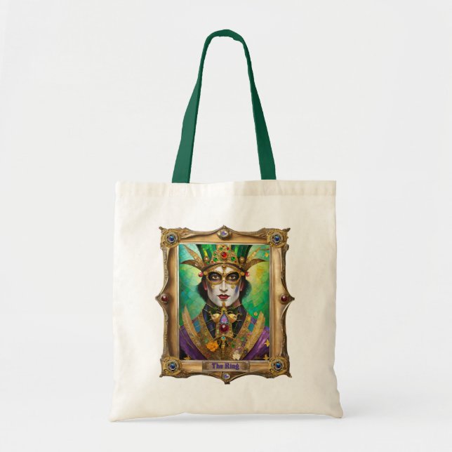 Mardi Gras Realm Portraits - The King Tote Bag (Front)