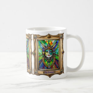 Mardi Gras Realm Portraits - The Priestess Coffee Mug