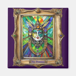Mardi Gras Realm Portraits - The Priestess Magnet