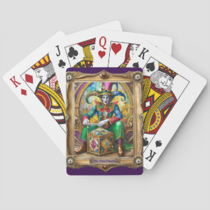 Mardi Gras Realm Portraits - The Time Traveler Playing Cards