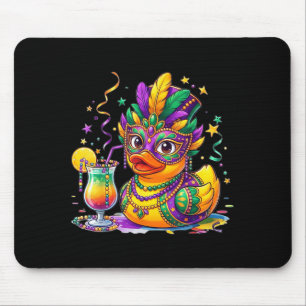 Mardi Gras Rubber Duck Costume Mouse Mat