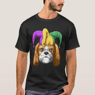 Mardi Gras Shih Tzu Carnival Hat Shih Tzu T-Shirt