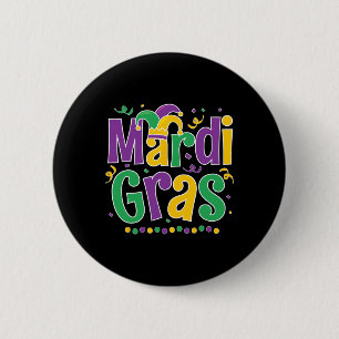 Mardi Gras Shirt Fun 2025 Mardi Gras Party Kids Me 6 Cm Round Badge