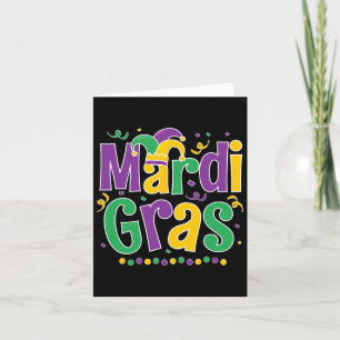 Mardi Gras Shirt Fun 2025 Mardi Gras Party Kids Me Card