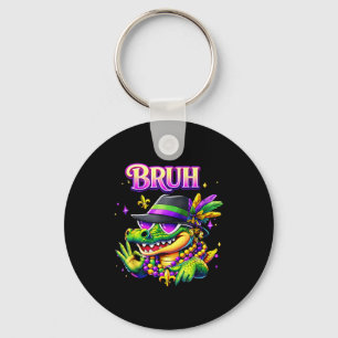 Mardi Gras Six Seven 6 7 Meme Bruh Mardigator Alli Key Ring