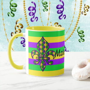 Mardi Gras Souvenir Coffee Mug Tea Cup