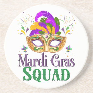 Mardi Gras Squad Coaster