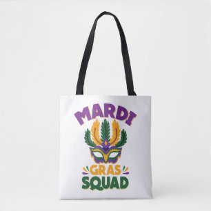 Mardi Gras Squad Tote Bag