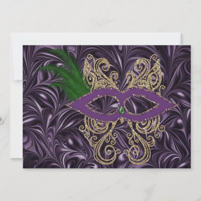 Mardi Gras - SRF Invitation (Front)