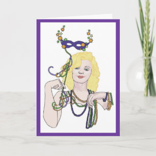 Mardi Gras Star Card