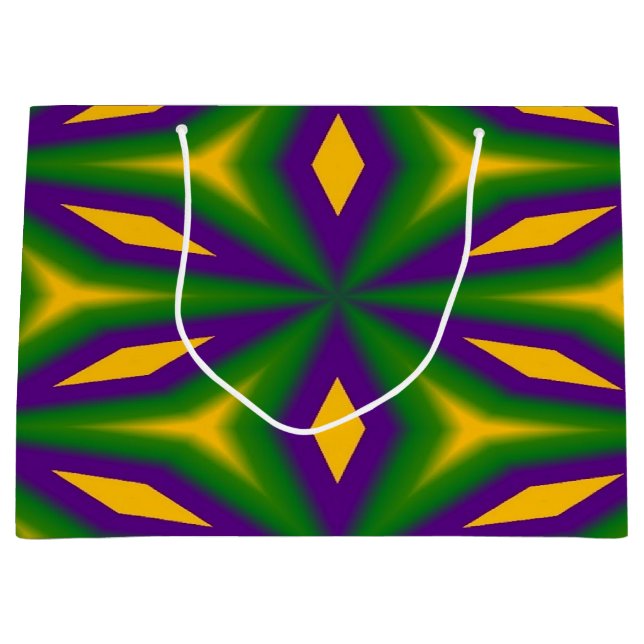 Mardi Gras Star Gift Bag (Front)