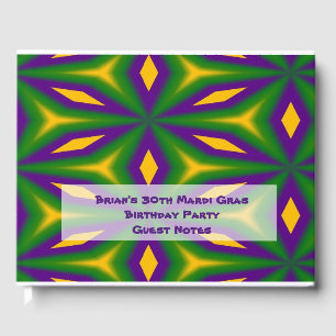 Mardi Gras Star Guest Book