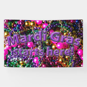 Mardi Gras starts HERE! BANNER