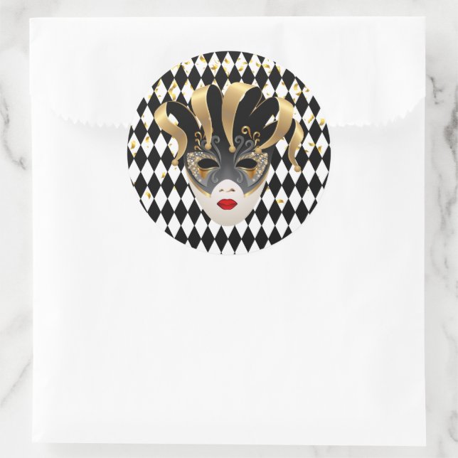 Mardi Gras Sticker (Bag)