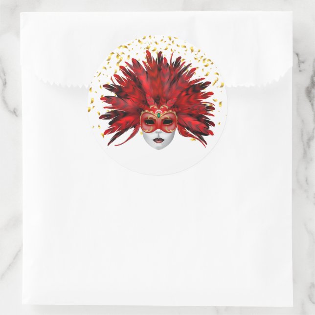 Mardi Gras Sticker (Bag)