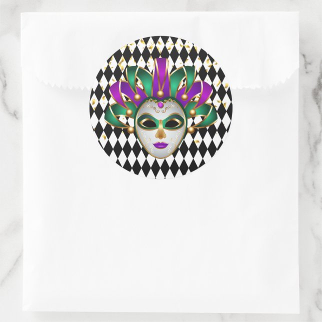 Mardi Gras Sticker (Bag)