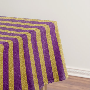 Mardi Gras Stripe Tablecloth
